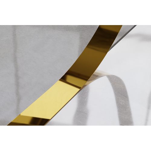 Ilcom Decoratieve Roestvrijstalen Strip I 3.8cm X 270cm - Gepolijste Gouden Kleur