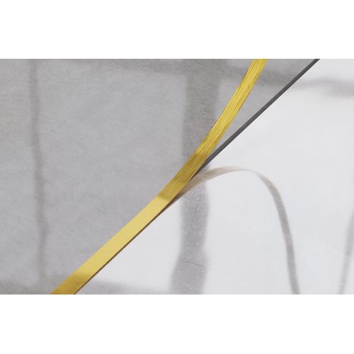 Ilcom Decoratieve Roestvrijstalen Strip I 1cm X 270cm - Satijngouden Kleur