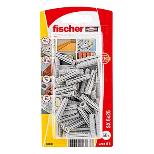 Fischer Nylon Plug Sx 5x25mm 50st.
