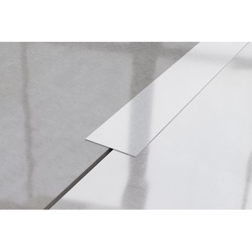 Ilcom Decoratieve Roestvrijstalen Strip I 3.8cm X 244cm - Satijn Zilverkleur