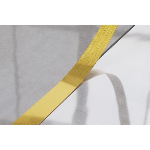Ilcom Decoratieve Roestvrijstalen Strip I 2.8cm X 270cm - Satijngouden Kleur