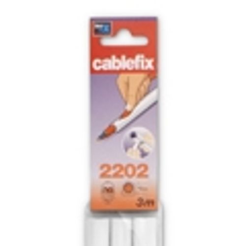 Cablefix Kabelgoot Zelfklevend 10mm 1m Wit 3st.