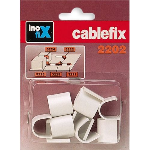 Cablefix Verbindingsset Kabelgoot 10mm Wit 10st.