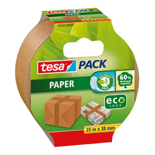 Tesa Verpakkingstape Papier Eco 25m X 38mm