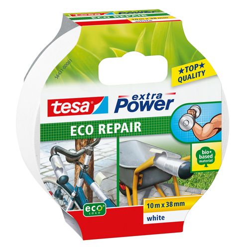 Tesa Extra Power Eco Repair Ducttape Wit 38mmx10m