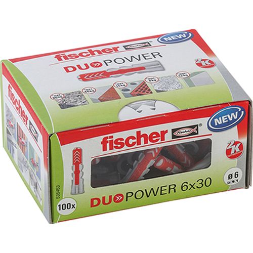 Fischer Nylon Plug Duopower Universeelplug 6x30 100st.