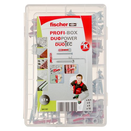 Fischer Nylon Plug Profi-box Duopower En Duotec + Schroef 87st.