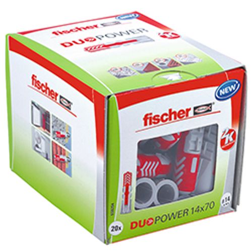 Fischer Nylon Plug Duopower 14x70mm 20st.